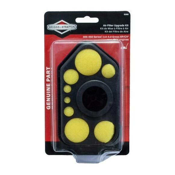 Set of 2 Briggs & Stratton Air Filter Upgrade Kit 5099 Non OHV Engines 3.0-5 HP - Picture 5 of 16